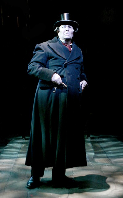 David Coffee as Ebenezer Scrooge in North Shore Music Theatre's "A Christmas Carol."Photo: Paul Lyden