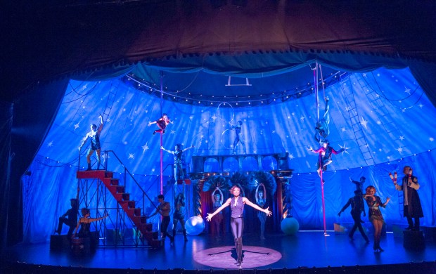Patina Miller in Magic to Do" in the American Repertory Theater's production of "Pippin." Photo: Michael J. Lutch.