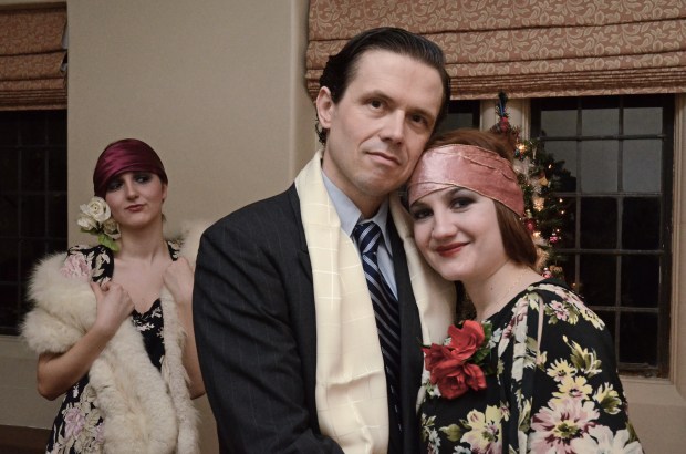 Angela Bilkic, Lewis Wheeler and Marge Dunn in “Holiday.”