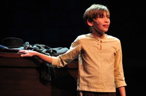 Charlie Clinton as Oliver Twist in "Oliver." Photo: Gary Ng.