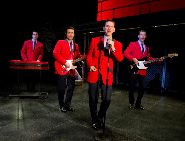 The cast of "Jersey Boys" performs "Sherry." Photo: Jeremy Daniel