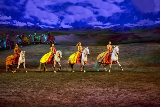 The Grand Cavalia III number in Cavalia’s Odysseo. 