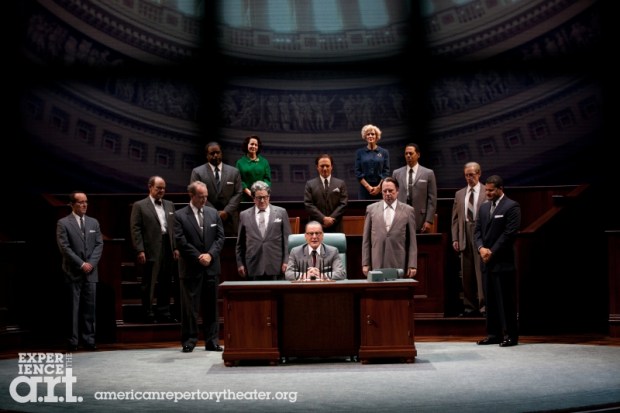 A scene from the American Repertory Theatre's production of "All The Way." photo: Evgenia Eliseeva