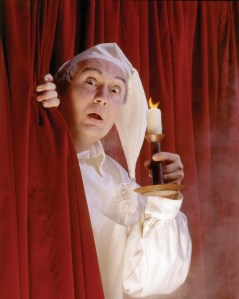 David Coffee as Scrooge in North Shore Music Theatre's 1992 "A Christmas Carol." Photo: Paul Lyden