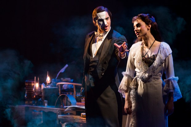 Cooper Grodin, left, and Julia Udine perform "The Music of the Night" from "The Phantom of the Opera." Photo by Matthew Murphy