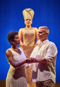 Ta'Nika Gibson, Christiana Rodi and Gene Dante in "Aida."