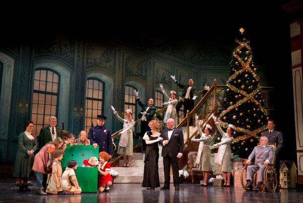 The Company of the National Touring Production of “Annie”  in “A New Deal for Christmas.” Photo: Joan Marcus 