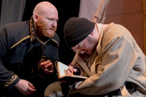 Samuel Frank and Chris Chiampa in "Terra Nova." Photo: Jake Scaltetro