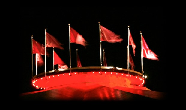 The flags that fly above North Shore Music Theatre are an iconic symbol of the facility starting its 60th season.