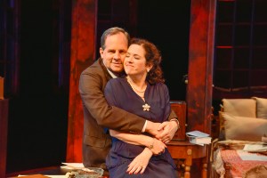 Ben Evett and Eve Passeltiner in New Rep's "Broken Glass." Andrew Brilliant/Brilliant Pictures 