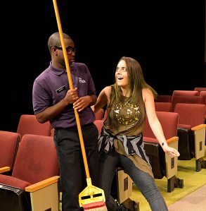 Marc Pierre and Melissa Jesser in "The Flick." Photo: Gary Ng