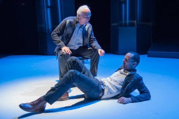 Dale Place and Nael Nacer in "A Number."  Andrew Brilliant/ Brilliant Pictures