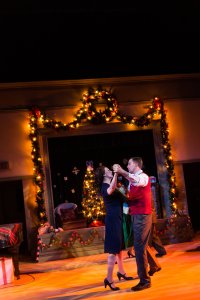 Meredith Stypinski, Mark Linehan in "Christmas on the Air." Photo: Photos: Nile Hawver/Nile Scott Shots