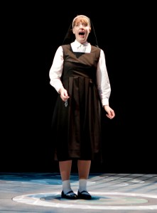 Lael Van Keuren as Sister Mary Robert in the cast of SISTER ACT at North Shore Music Theatre from November 3 - November 15, 2015. Photos©Paul Lyden  