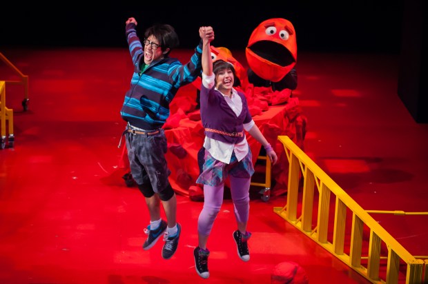 Sasha Diamon and Alton Alburo in "The Wong Kids in the Secret of the Space Chupacabra Go!" Credit: Dan Norman