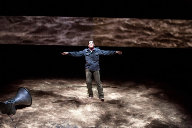 Marissa Chibas in "Daughter of a Cuban Revolutionary" at ArtsEmerson. Photo Credit Miranda Wright.