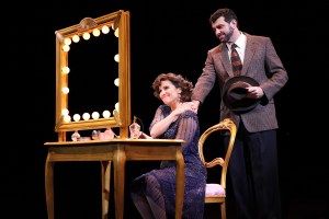 Shoshana Bean (Fanny Brice) and Bradley Dean (Nick Arnstein) in North Shore Music Theatre's production of FUNNY GIRL playing thru June 19, 2016. Photo © Paul Lyden