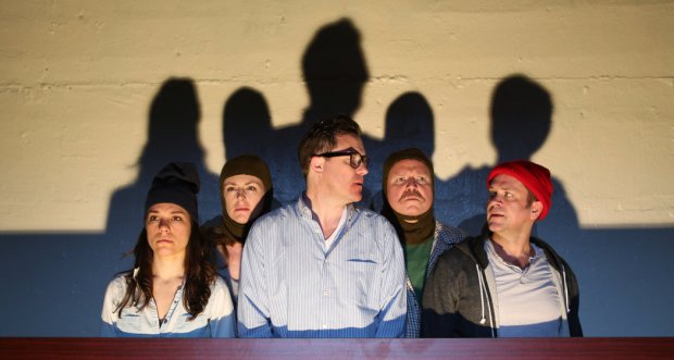 The ensemble in Bedlam's "Twelfth Night." Photo: Central Square Theater