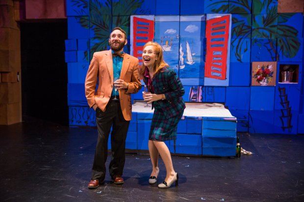 Andrew Barbato and Elizabeth Milanovich in "Lucky Stiff." Nile Hawver/Nile Scott Shots.