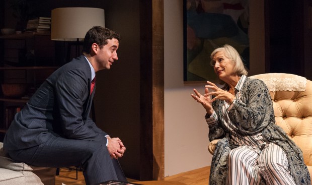 Alejandro Simoes & Sarah deLima in MARJORIE PRIME. Photo: A.R. Sinclair Photography. 