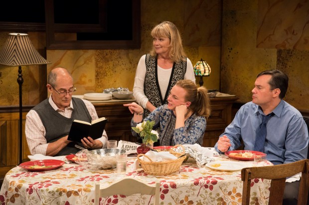 Joel Colodner, Karen MacDonald, Laura Latreille, and Bill Mootos in “Regular Singing.” Andrew Brilliant, Brilliant Pictures