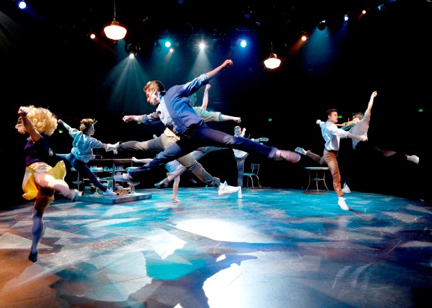 The cast of WEST SIDE STORY playing at North Shore Music Theatre thru November 20. Photo©Paul Lyden 